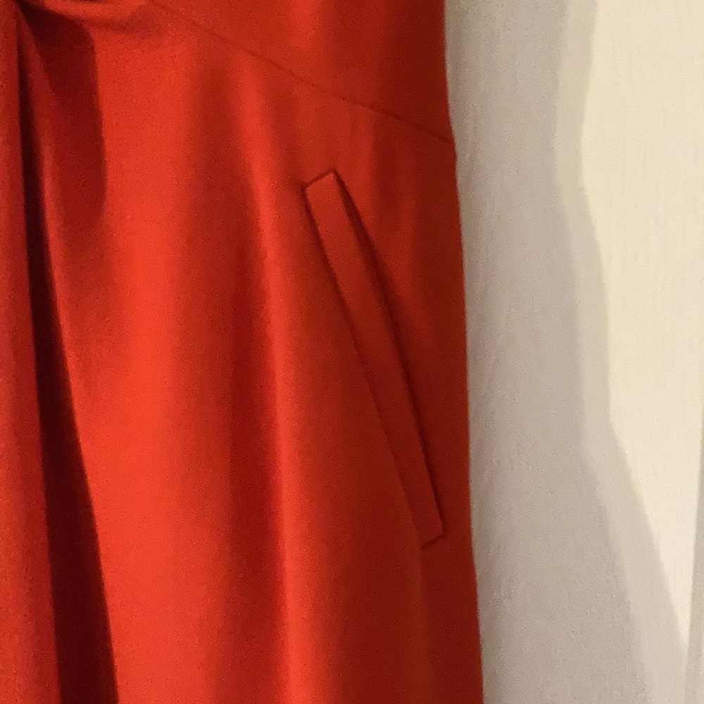 Leifsdottir orange/coral twist front dress - Picture 6 of 6